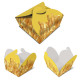 Caixa para batata frita Malmequer/ Dim. 16x12x6cm Embalagem 500 Un.