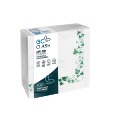 Guardanapo Tisusec Class 40x40 1F Cenefas Orla Verde Cx  600 un.