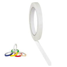 Rolo de Fita Adesiva PVC 60mx12mm Branco Emb. c/ 12 Un.