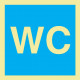 Sinal WC PVC Fotolum Un.