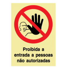Sinal Restrição de Acesso PVC Fotolum Un.