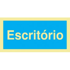 Sinal Escritório PVC Opaco Un