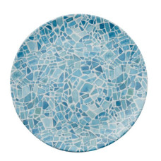 Prato Plano Melamina Mosaic 25.5cm Un. Prato Plano Melamina Mosaic 25.5cm Un.